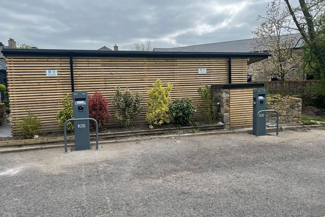 Workplace EV charging bays